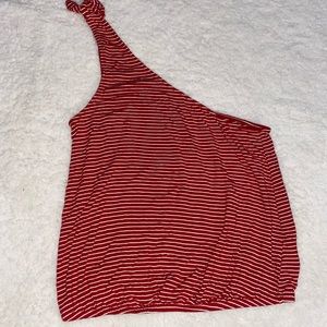 One Shoulder Crop Top
